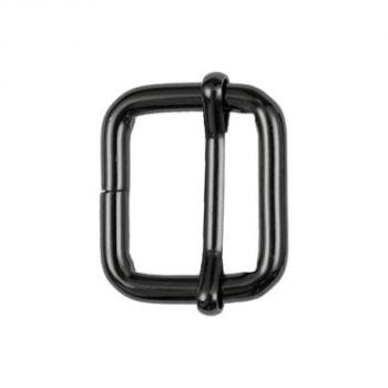 Leiterschnalle 2,5cm  Breite Gunmetal